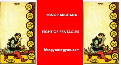 Eight of Pentacles Card Meaning - Minor Archana (Tarot Cards)