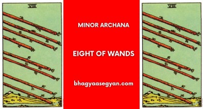 Eight of Wands Card Meaning - Minor Archana (Tarot Cards)