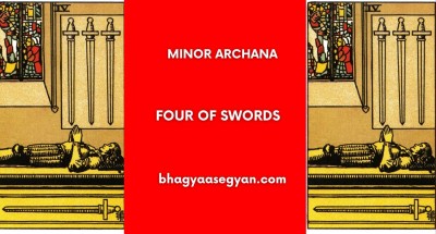 Four of Swords Card Meaning - Minor Archana (Tarot Cards)