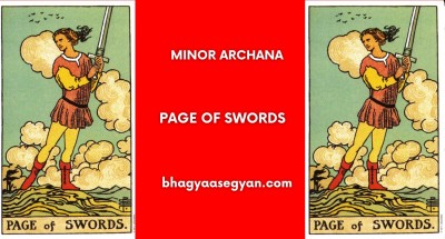 Page of Swords Card Meaning - Minor Archana (Tarot Cards)