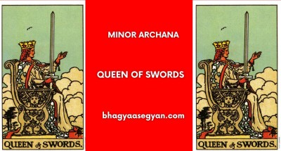 Queen of Swords Card Meaning - Minor Archana (Tarot Cards)