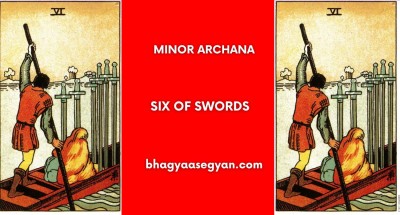 Six of Swords Card Meaning - Minor Archana (Tarot Cards)