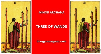 Three of Wands Card Meaning - Minor Archana (Tarot Cards)