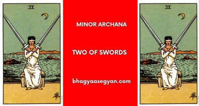 Two of Swords  Card Meaning - Minor Archana (Tarot Cards)